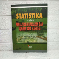 STATISTIKA untuk PENELITIAN PEMASARAN DAN SUMBER DAYA MANUSIA