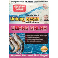 Modal Kecil Untung Besar dari Budidaya UDANG GALAH