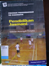 Pedoman Pengembangan Tes Diagnostik PENDIDIKAN JASMANI