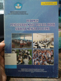 PEDOMAN PENELUSURAN MINAT PESERTA DIDIK SEKOLAH MENENGAH PERTAMA