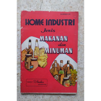 HOME INDUSTRI JENIS MAKANAN DAN MINUMAN