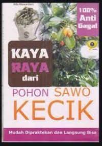 KAYA RAYA dari POHON SAWO KECIK