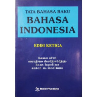 TATA BAHASA BAKU BAHASA INDONESIA EDISI KETIGA